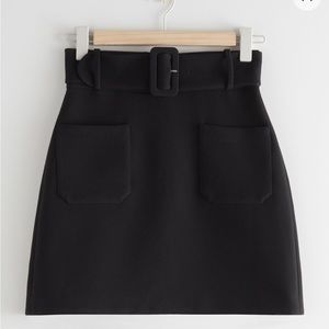 & Other Stories skirt. Belt not included